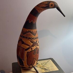 Handcrafted Decorative Gourd Duck